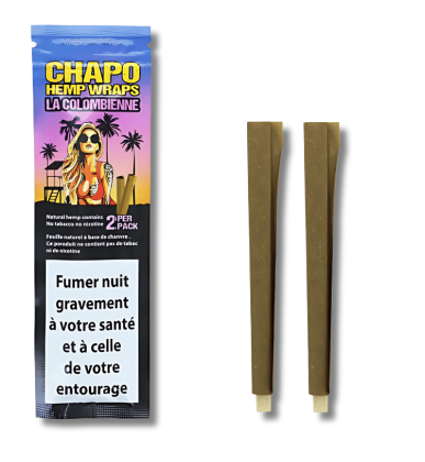 Blunts de chanvre La Colombienne x2 | Chapo