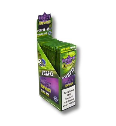 Blunts de chanvre Purple 25x2 | Juicy Jay's