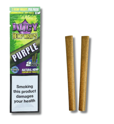 Blunts de chanvre Purple 25x2 | Juicy Jay's