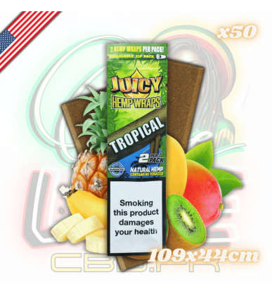 Blunts de chanvre Tropical 25x2 | Juicy Jay's