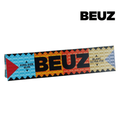 Feuilles Slim King Size blanchies | Lot de 50x32 | Beuz