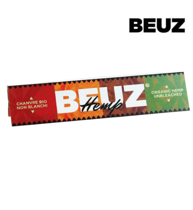Feuilles Slim King Size Chanvre Bio non blanchies | Lot de 50x32 | Beuz