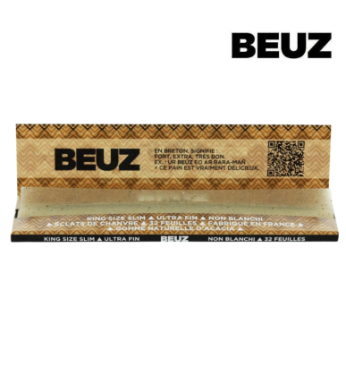 Feuilles Slim King Size non blanchies Star | Lot de 50x32 | Beuz