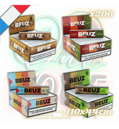 Pack Mix Feuilles King Size Slim | 200x32 | Beuz