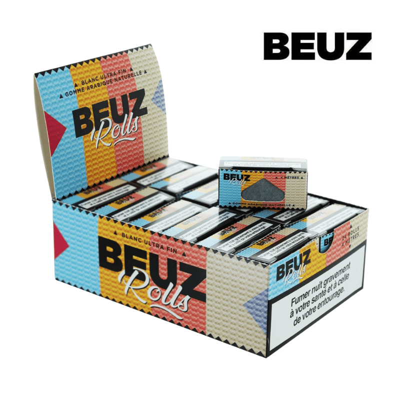Rouleaux de Feuilles Slim blanchies | Lot de 24x4m | Beuz