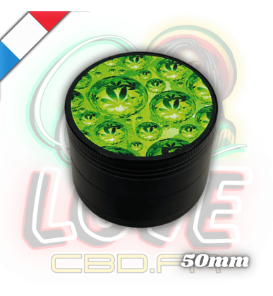 Grinder métal 50mm Green Skulls 10 | 5 parties | Faro