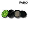 Grinder métal 50mm Green Skulls 10 | 5 parties | Faro