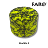 Grinder métal 50mm Green Skulls 3 | 5 parties | Faro