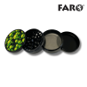 Grinder métal 50mm Green Skulls 3 | 5 parties | Faro