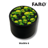 Grinder métal 50mm Green Skulls 6 | 5 parties | Faro