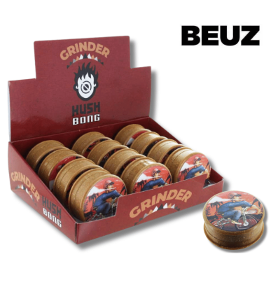 Grinders chanvre 50mm Bike x12 | 3 parties | Beuz