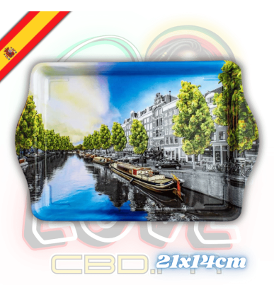 Plateau à rouler Canal Amsterdam | 21x14cm | Multitrance