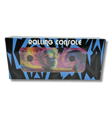 Plateau à rouler Rolling Console | 21,5x9,5x13cm | Black Leaf