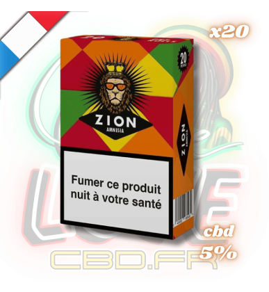 Cigarettes CBD Amnésia x20 | Sans nicotine | Zion