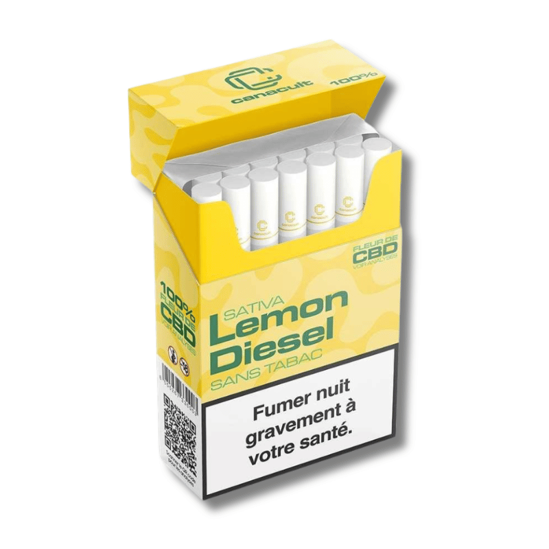 Cigarettes CBD Lemon Diesel x20 | Sans nicotine | Canacult