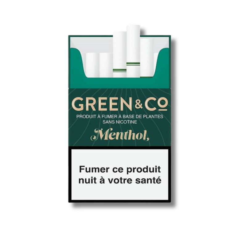 Cigarettes CBD Menthol x20 | Sans nicotine | Green&Co