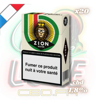 Cigarettes CBD Nicotine x20 | Zion
