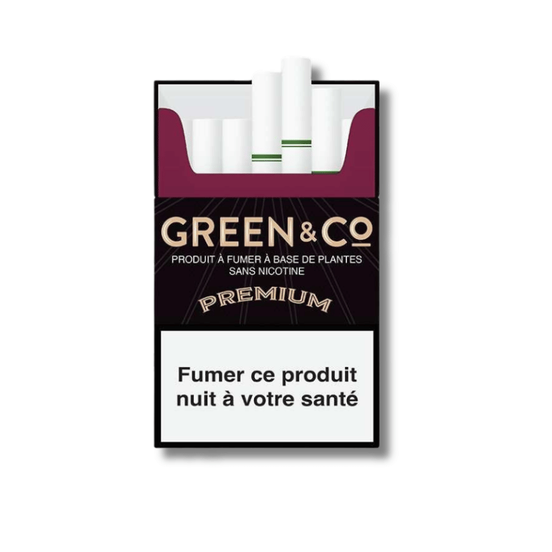 Cigarettes CBD Premium x20 | Sans nicotine | Green&Co