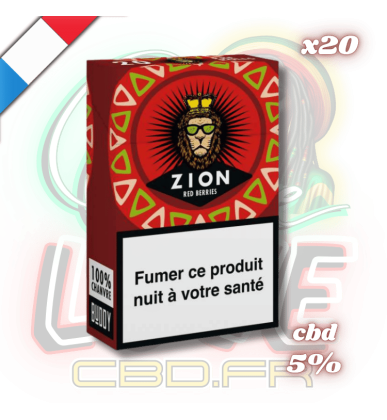 Cigarettes CBD Red Berries x20 | Sans nicotine | Zion