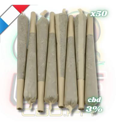 Pre-rolls CBD Amnésia Haze x50 | 3% | 